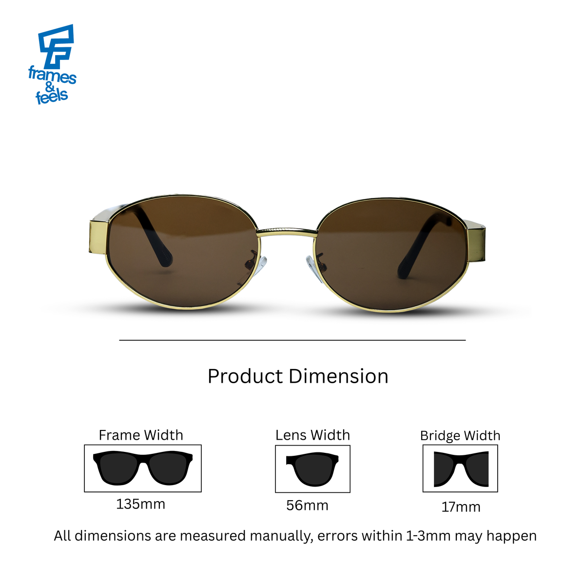 THE LUMINARY SUNGLASSES // Gold Brown