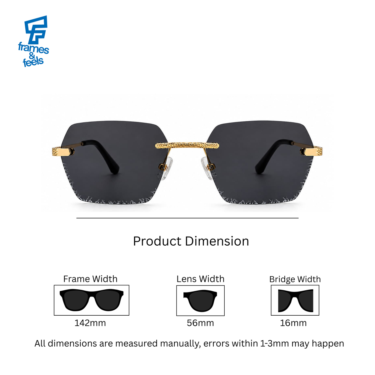 THE CURATOR SUNGLASSES- Gold Smoke