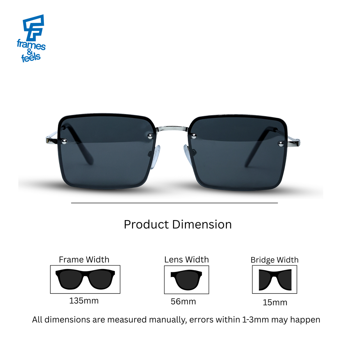 THE MONARCH SUNGLASSES- Gunmetal Onyx