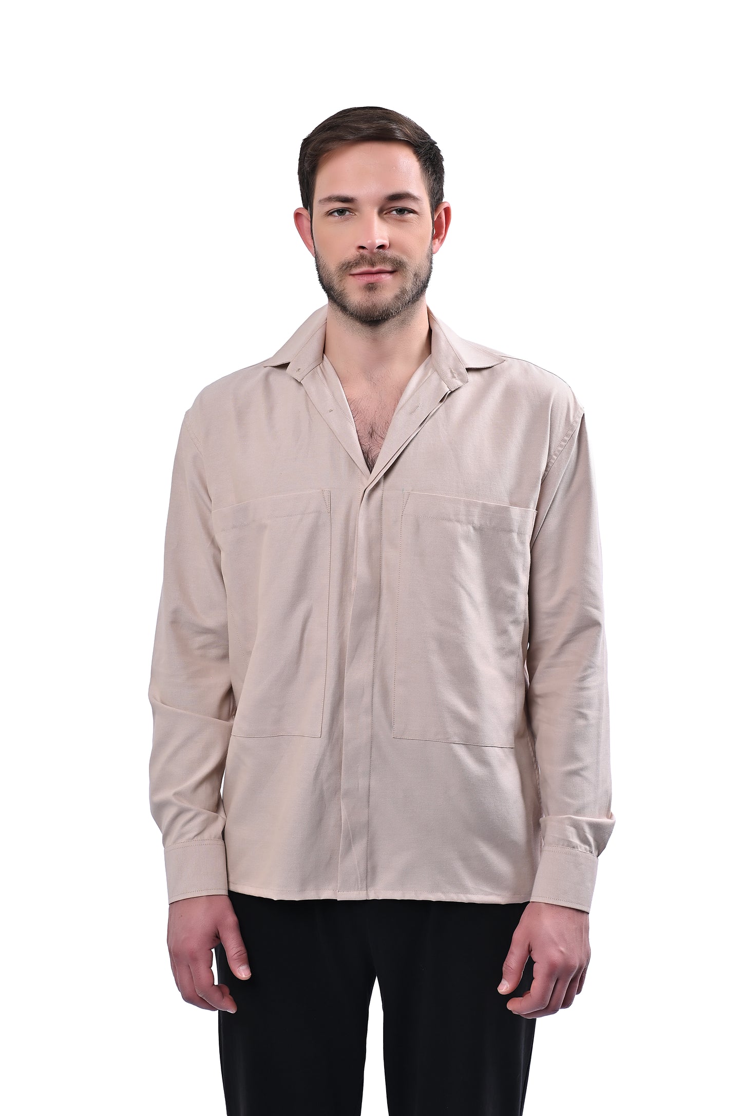 Sand Stone - Double Pocket Shirt