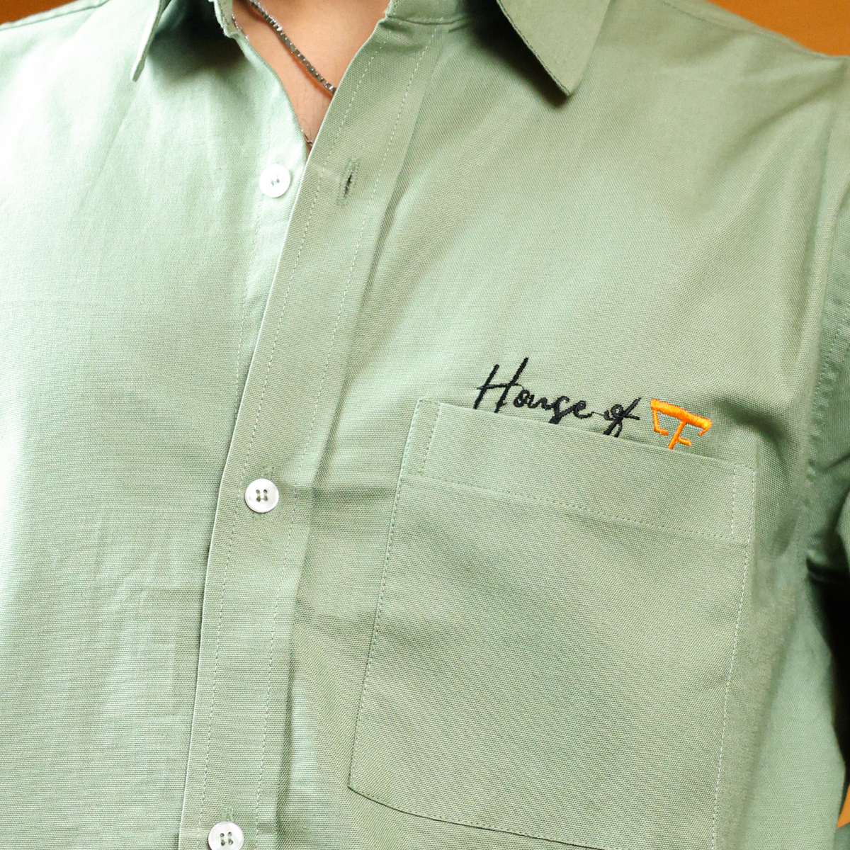 Oxford Shirt - Sage Green