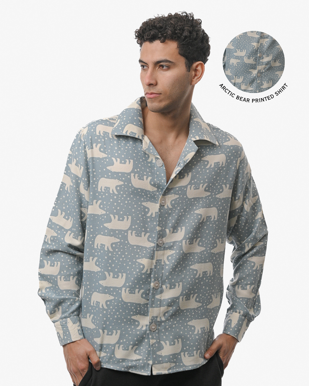 Moonwalk Bear Flannel Shirt