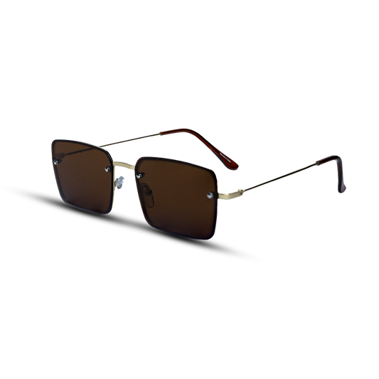 THE MONARCH SUNGLASSES- Gold Amber