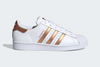 ADIDAS ORIGINALS SUPERSTAR SHOES Cloud White / Copper Metallic / Core Black