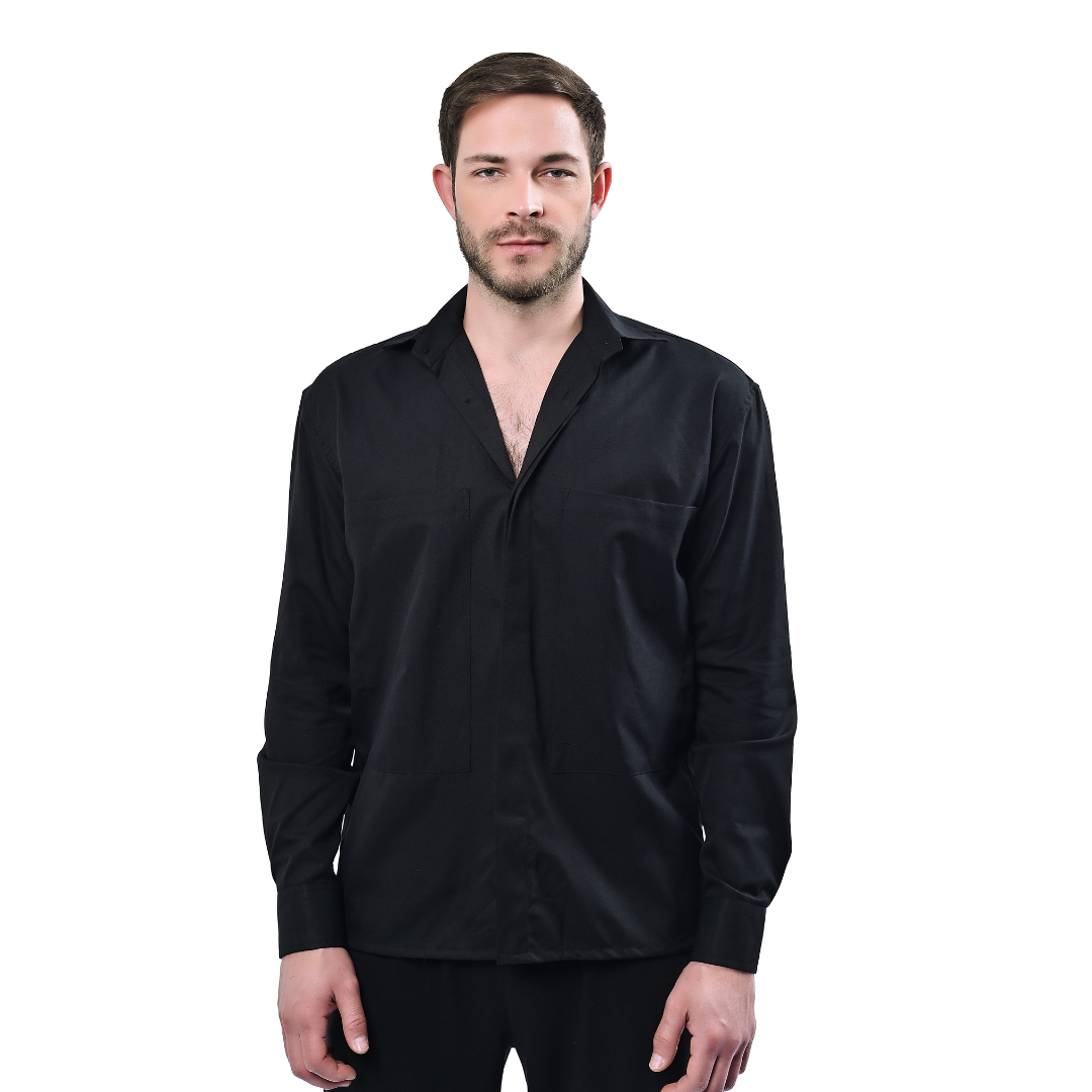Carbon Black - Double Pocket Shirt