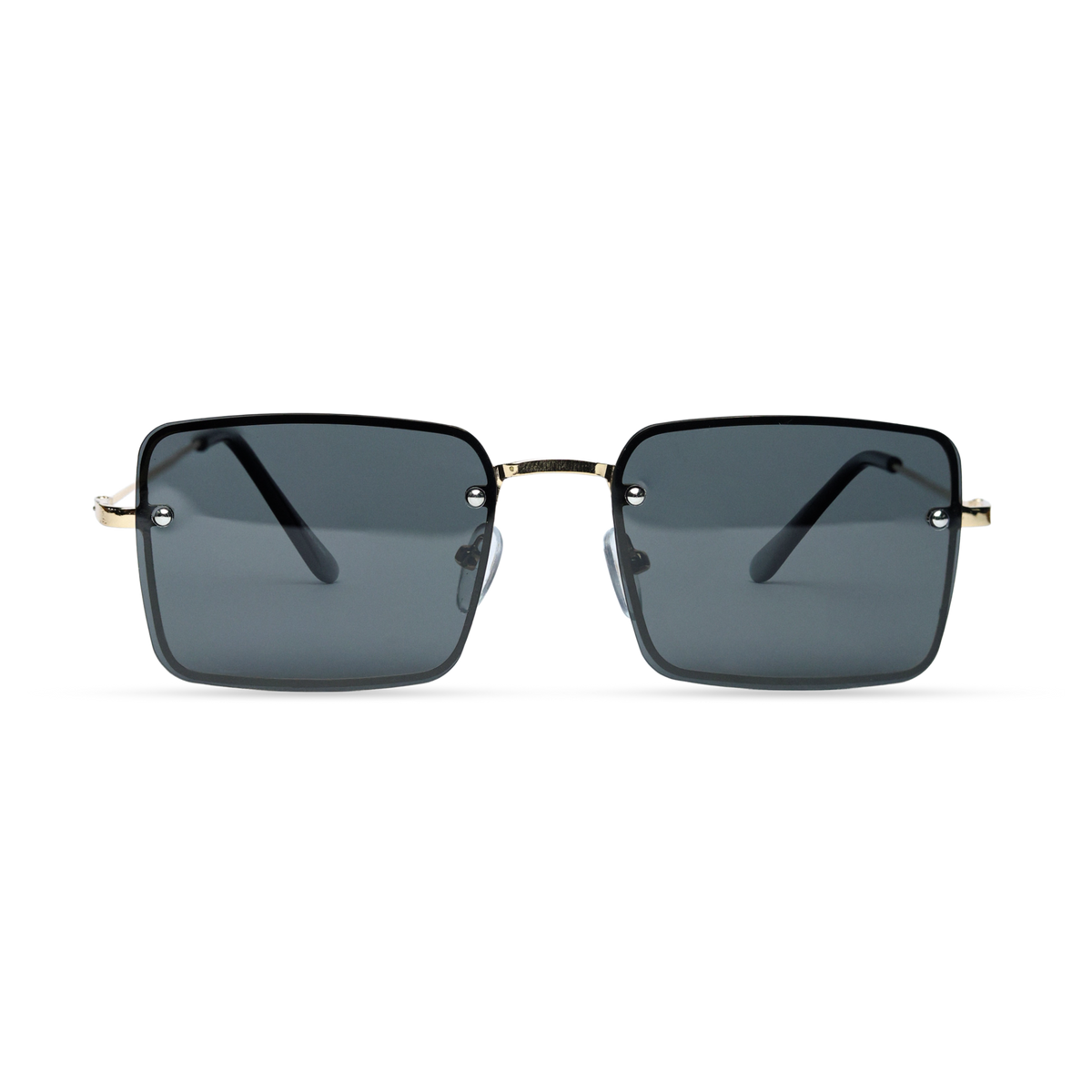 THE MONARCH SUNGLASSES- Gold Onyx