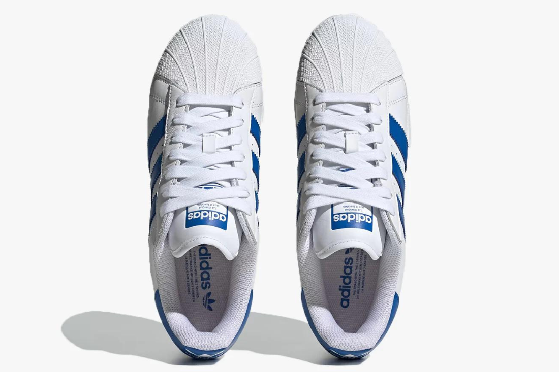 Adidas Originals SUPERSTAR XLG 'White/Blue' – MIDS&LOWS