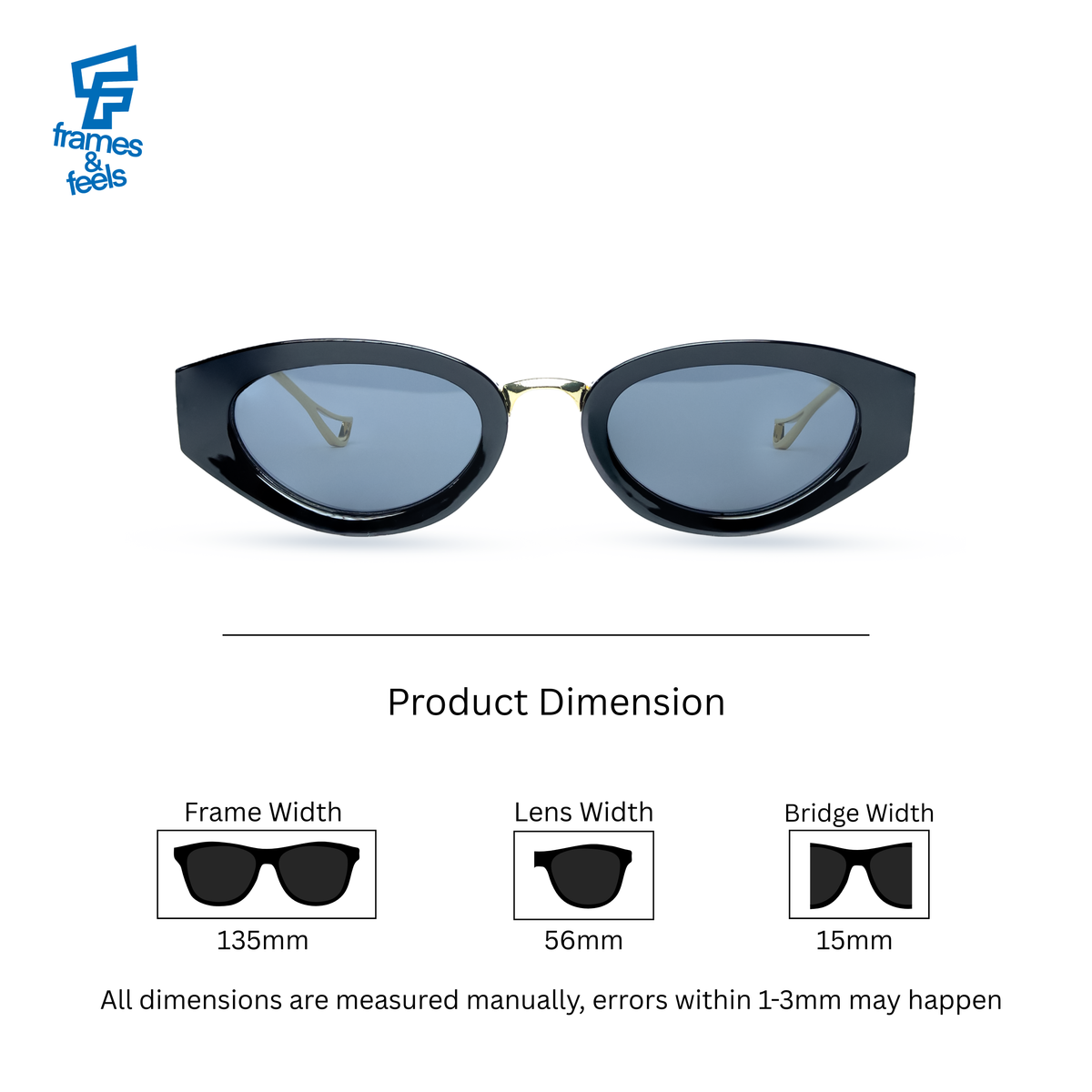 THE SOCIALITE SUNGLASSES- Black Grey