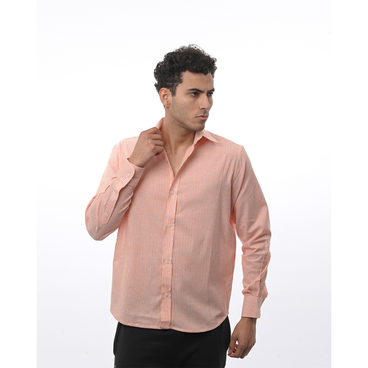 Stripe Shirt - Orange