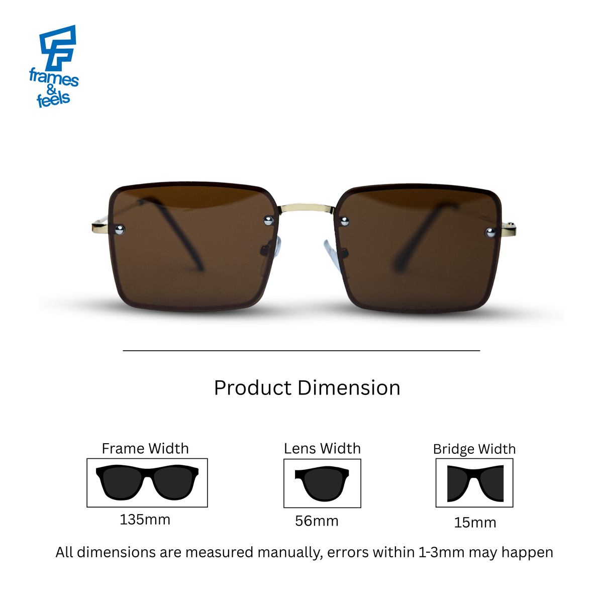 THE MONARCH SUNGLASSES- Gold Amber