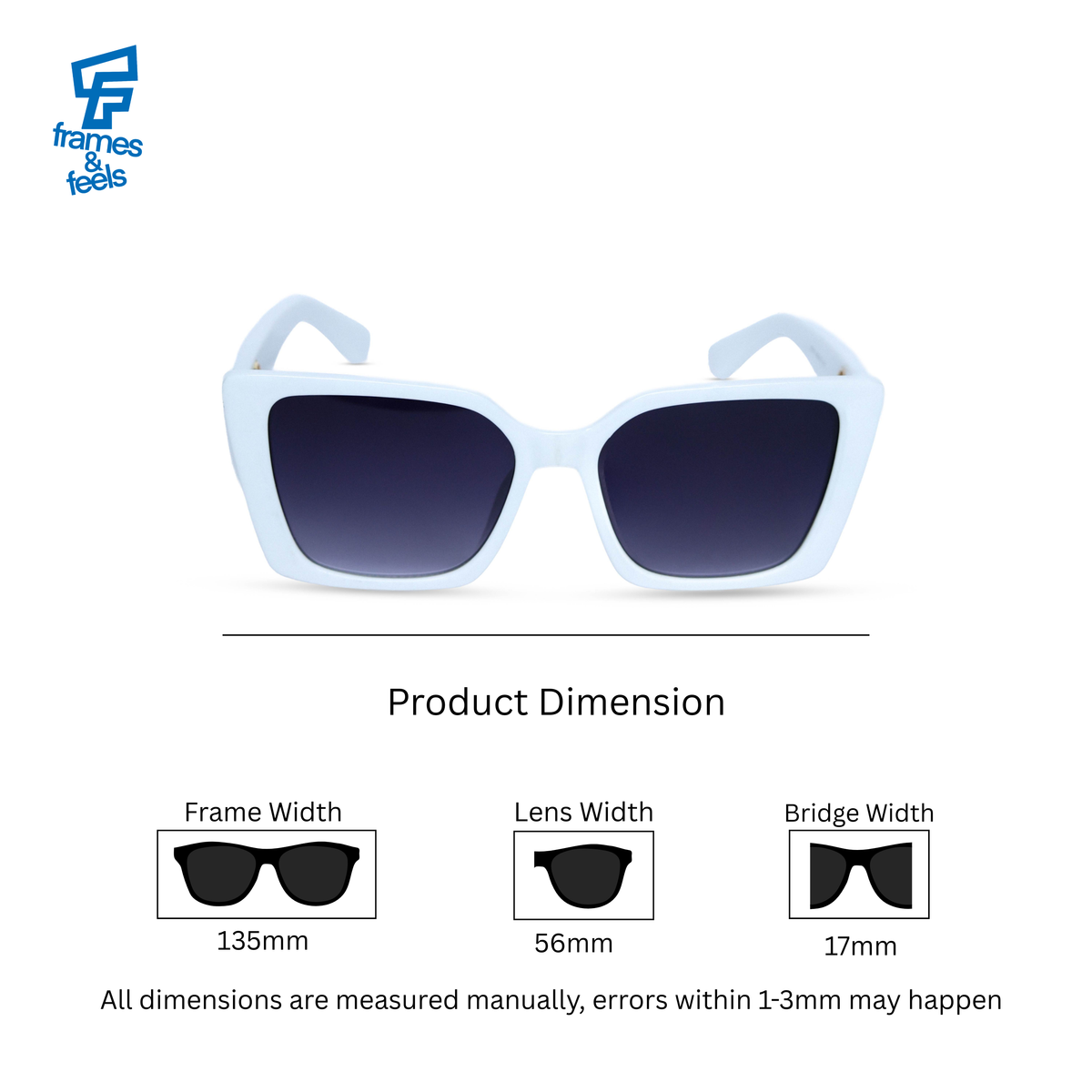 THE MUSE SUNGLASSES- Ivory White