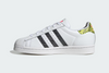 ADIDAS ORIGINALS SUPERSTAR SHOES Cloud White / Core Black / Solar Yellow