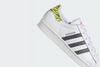 ADIDAS ORIGINALS SUPERSTAR SHOES Cloud White / Core Black / Solar Yellow
