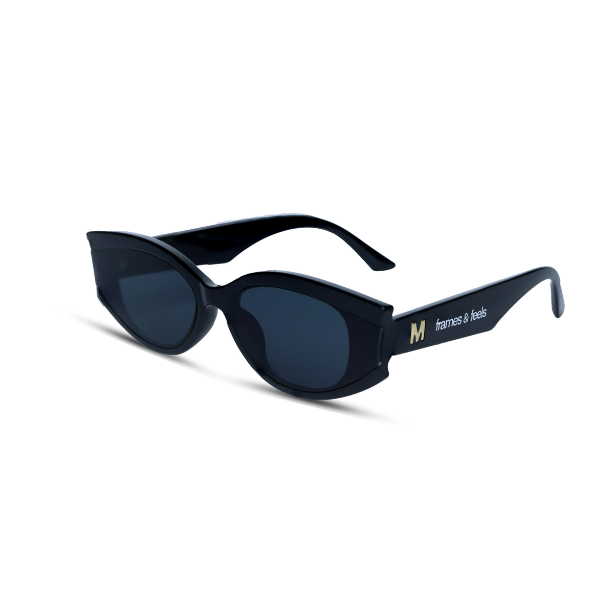 THE STATEMENT SUNGLASSES-  Crow Black