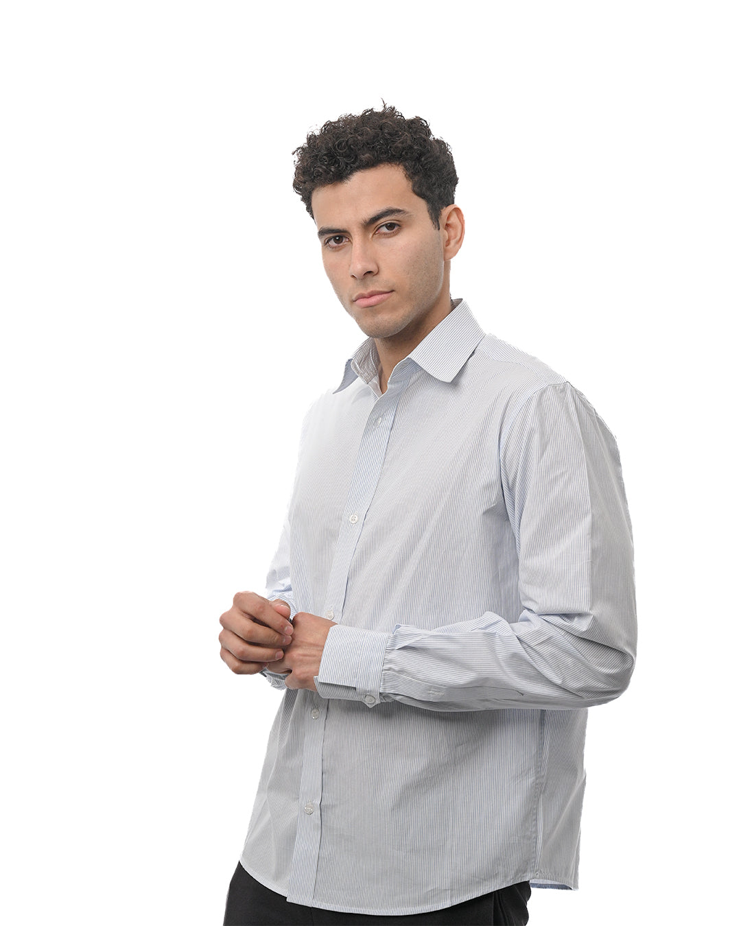 Small Stripe Shirt - blue