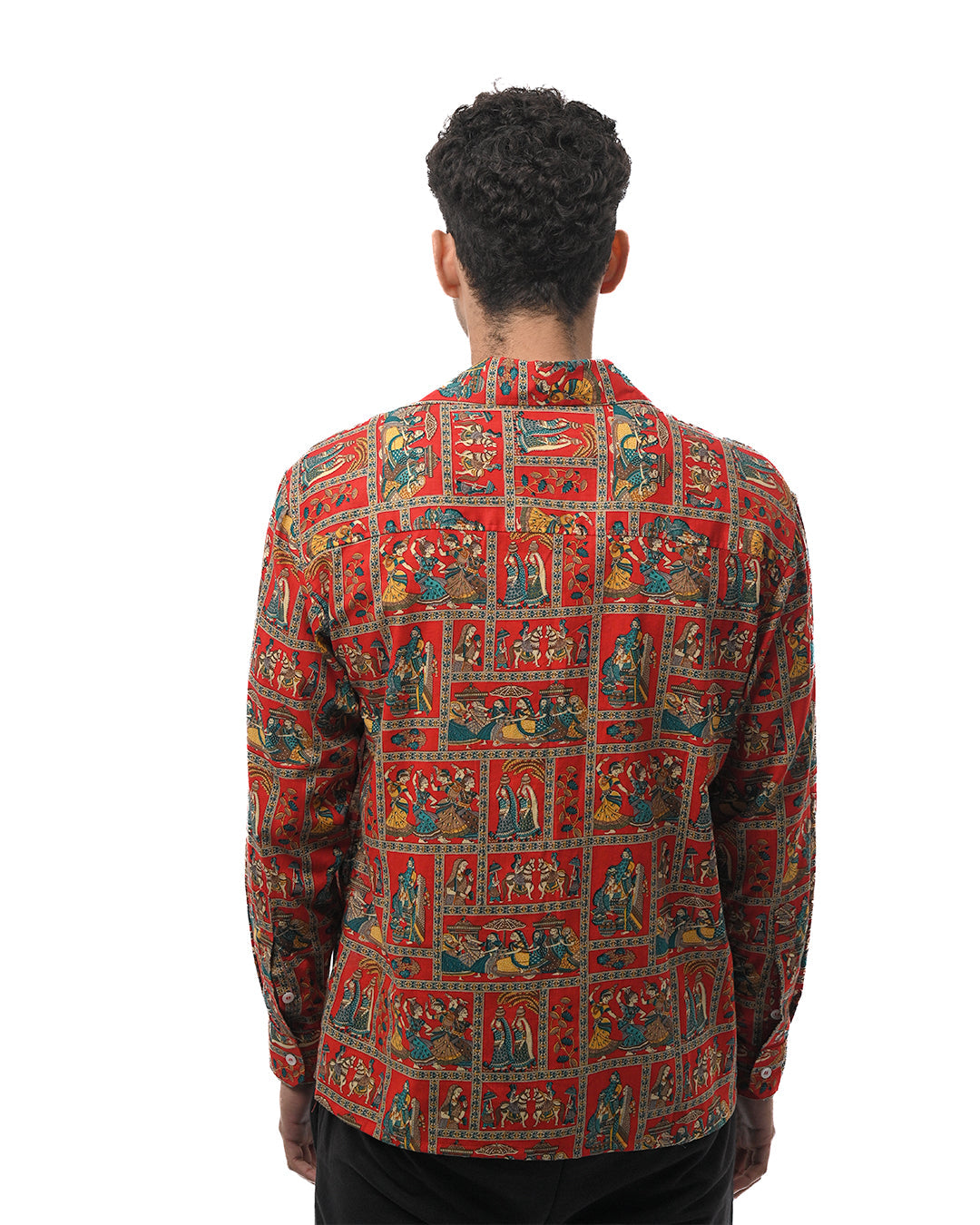 Regal Medallion Shirt - Red
