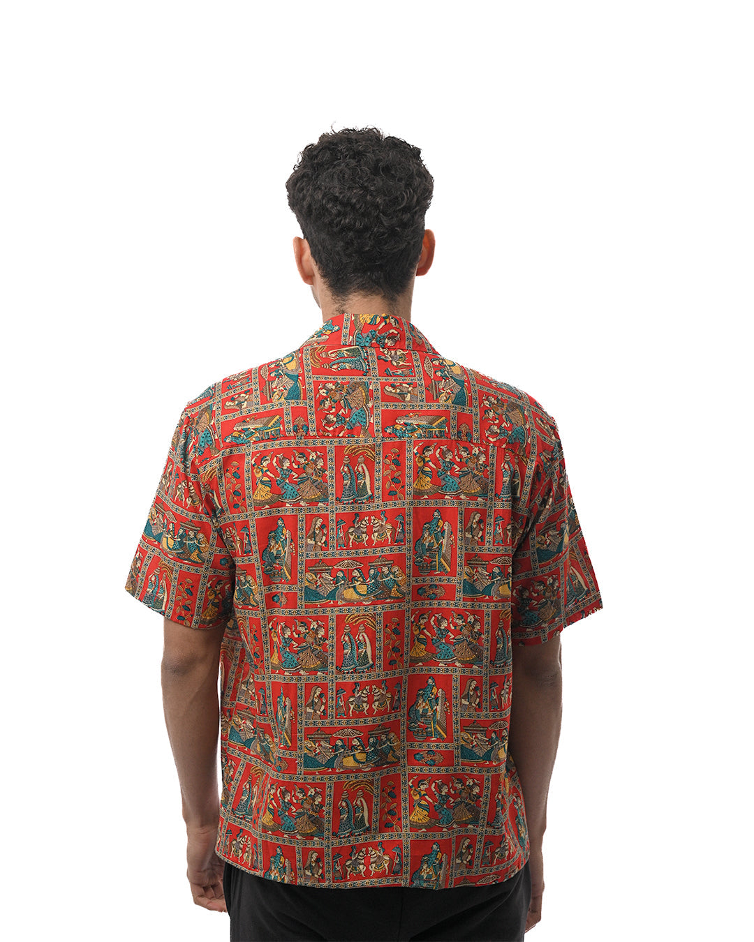 The Kalamkari Shirt - Red