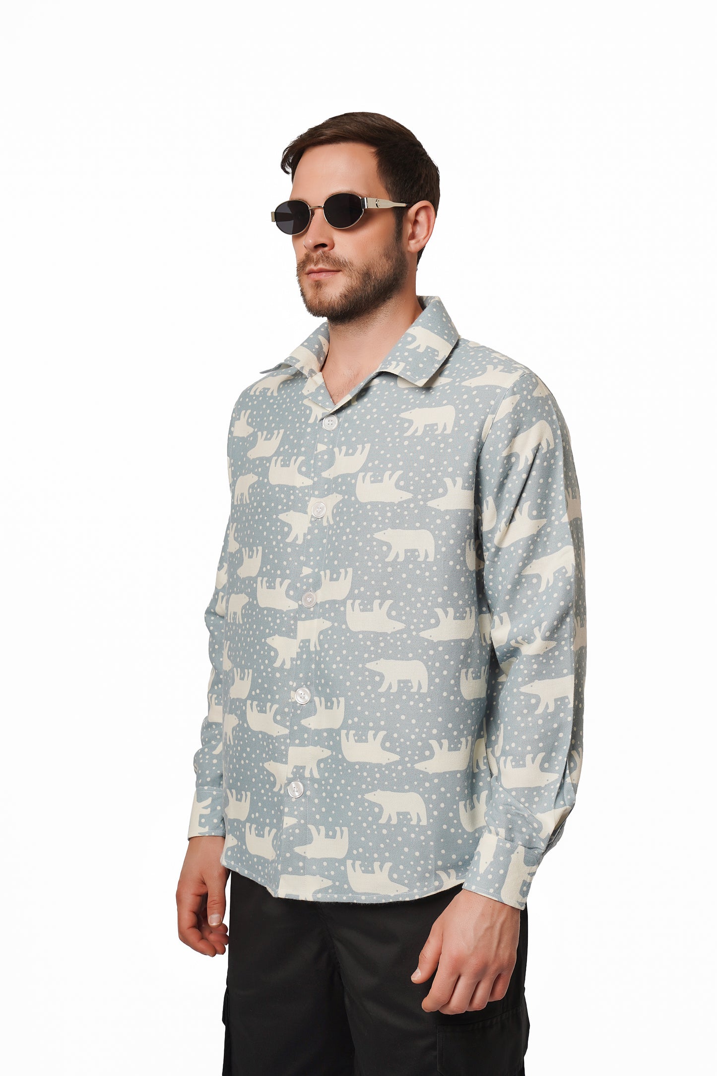 Moonwalk Bear Flannel Shirt