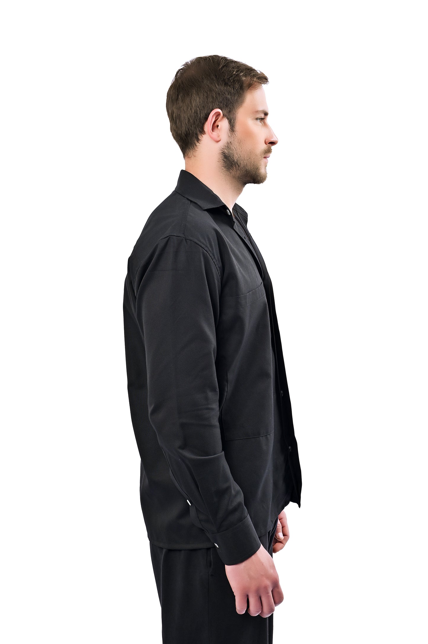 Carbon Black - Double Pocket Shirt