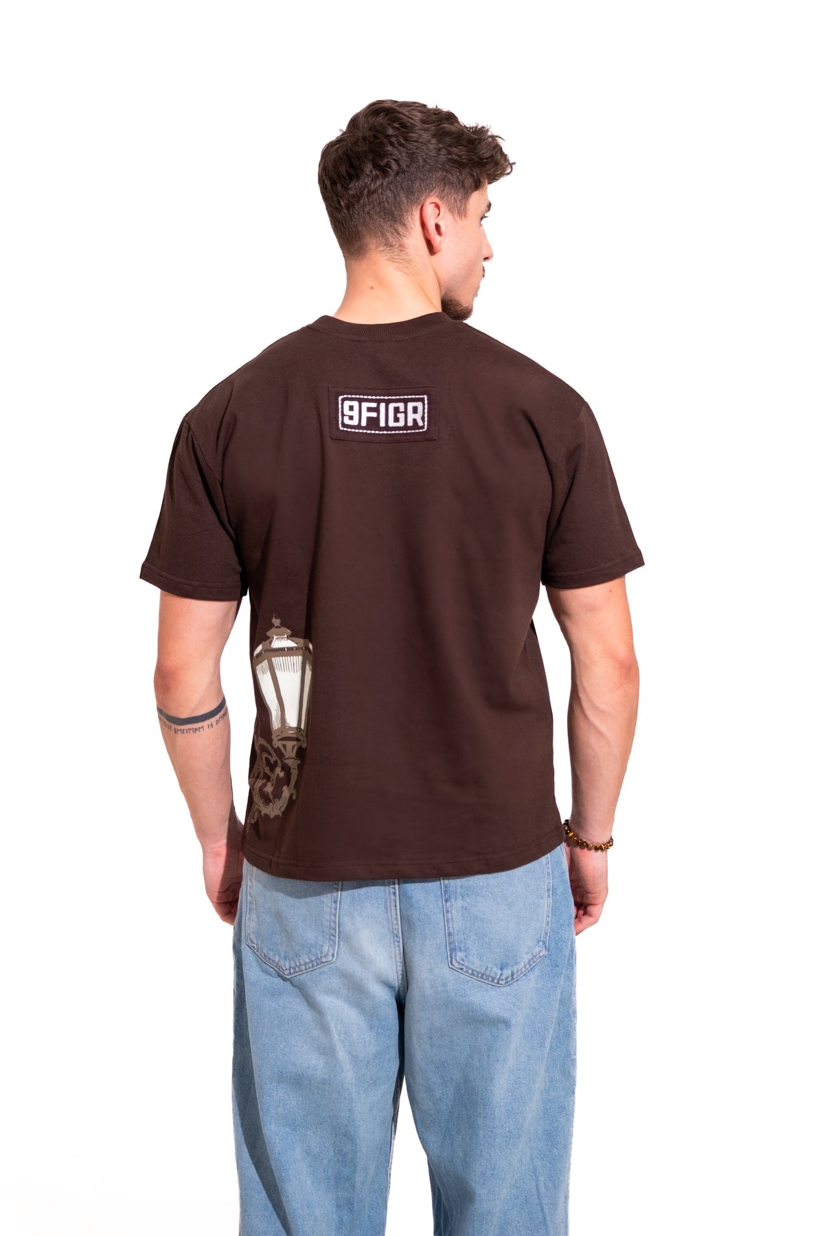 Upside Down Tee – Rich Brown Hue