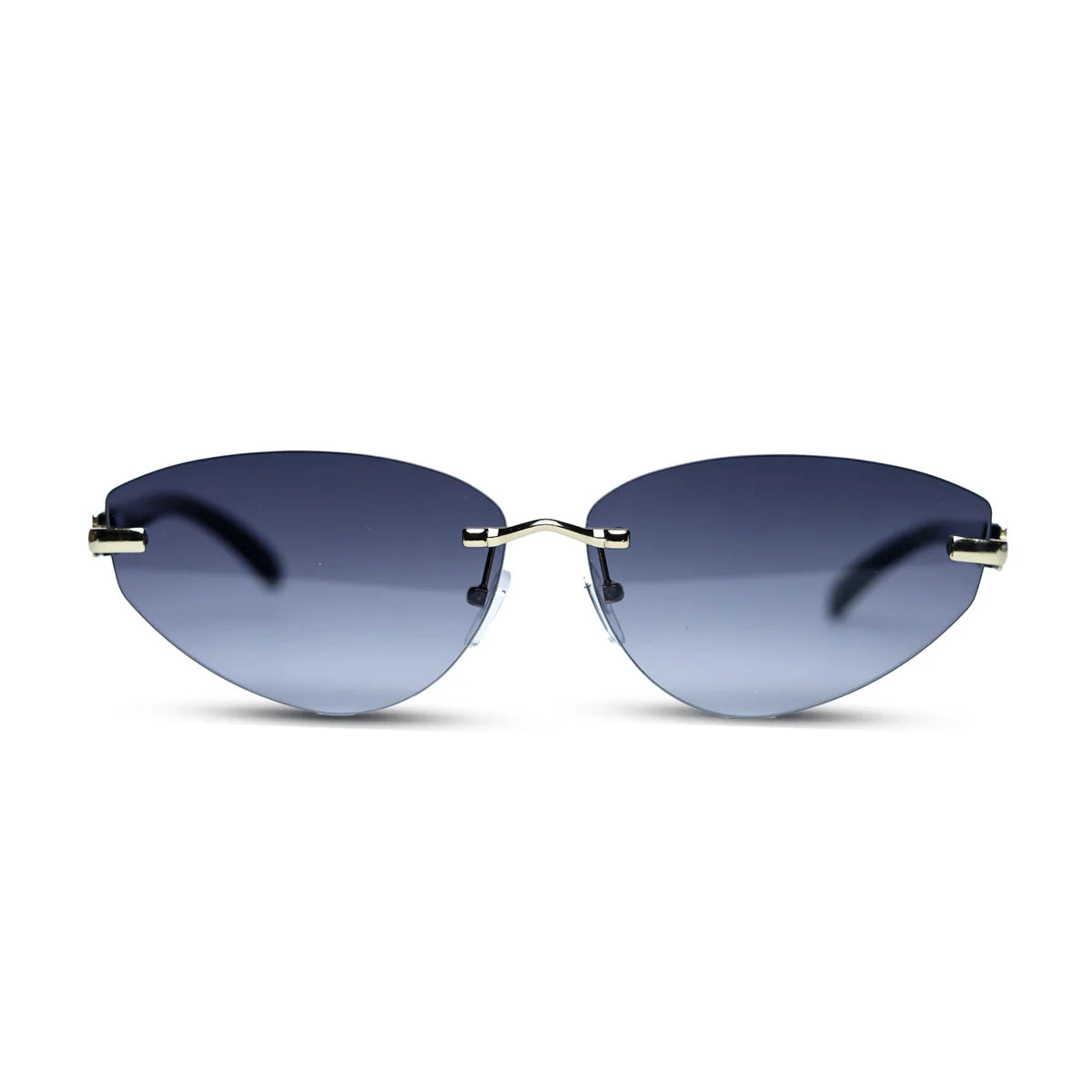 THE NOMAD SUNGLASSES- Gold Midnight Blue