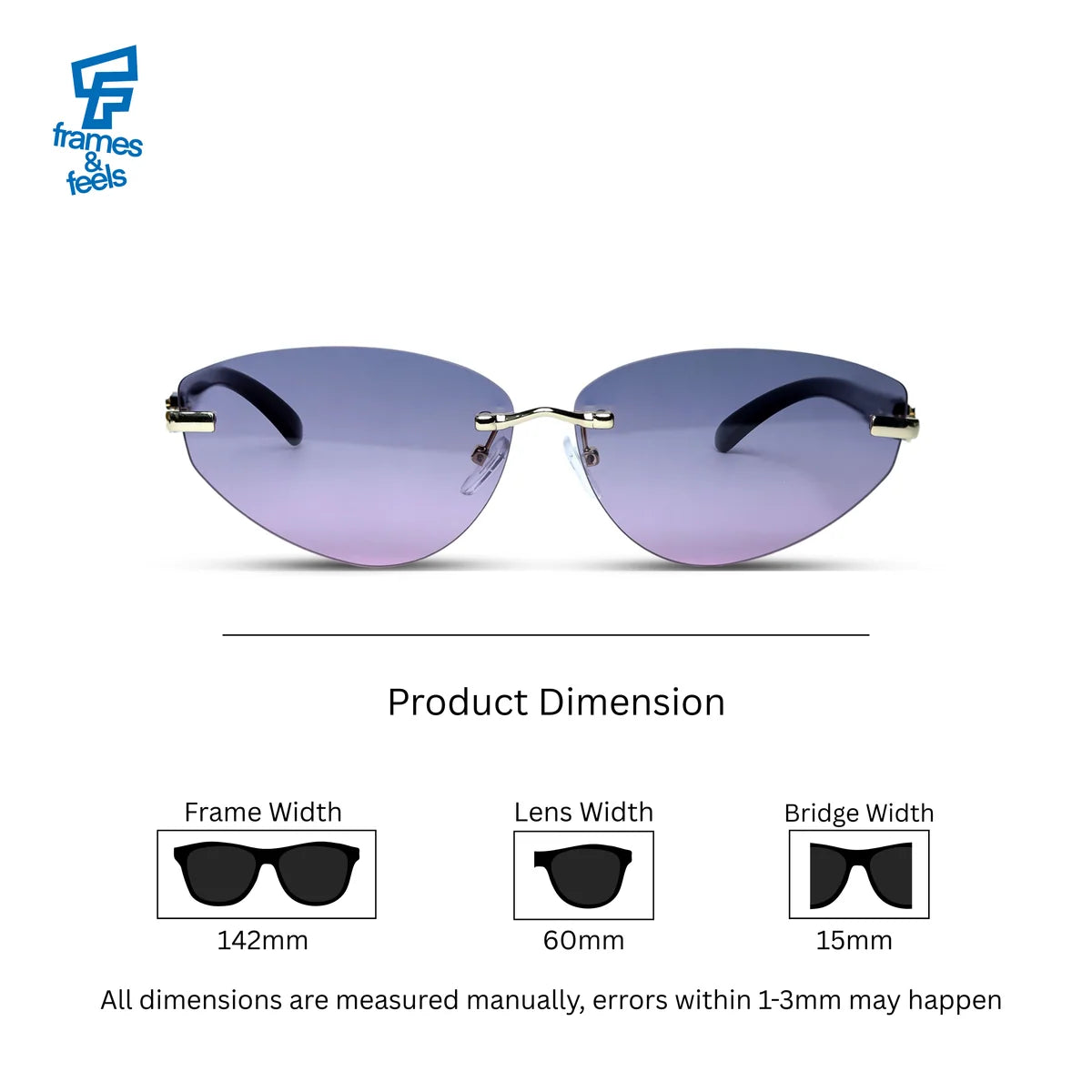 THE NOMAD SUNGLASSES- Gold Violet